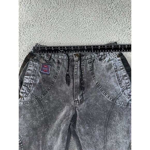 Vintage Academy Denim Joggers Pants Women Juniors 14 Acid Wash 80s 90s‎ - Picture 3 of 11